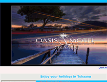 Tablet Screenshot of oasismotel.co.nz